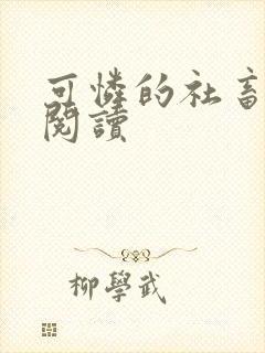 可怜的社畜小说阅读