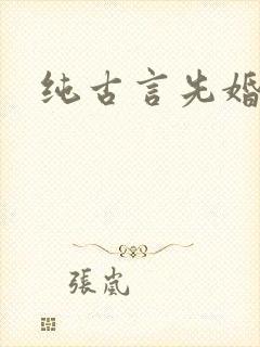 纯古言先婚后爱