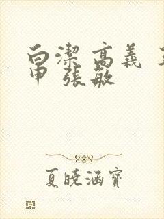 白洁 高义 王申 张敏