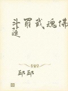 斗罗武魂佛怒唐莲封面