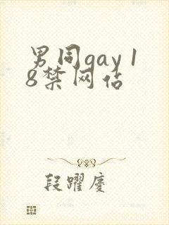 男同gay 18禁网站封面