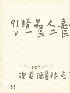 91精品人妻aⅴ一区二区