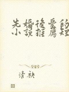 先婚后爱的甜宠小说推荐短篇