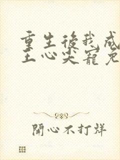 重生后我成了傻王心尖宠免费阅读封面