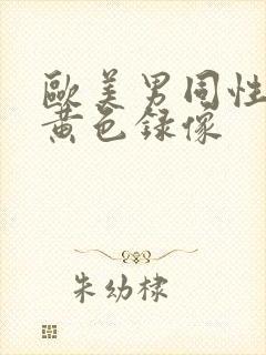 欧美男同性一级黄色录像