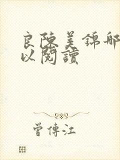 良陈美锦哪里可以阅读