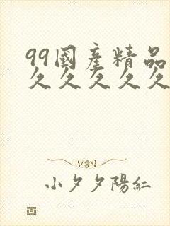 99国产精品久久久久久久免费