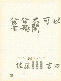 公公不可以小说笔趣阁封面