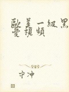 欧美一级黑人造爱视频