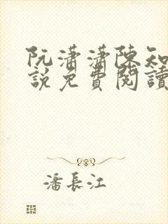 阮潇潇陈知许小说免费阅读全文