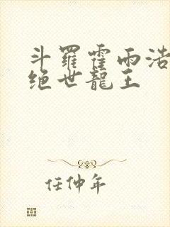 斗罗霍雨浩双穿绝世龙王封面