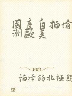 国产自拍偷拍亚洲欧美