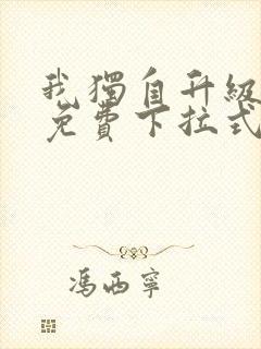 我独自升级漫画免费下拉式全集封面