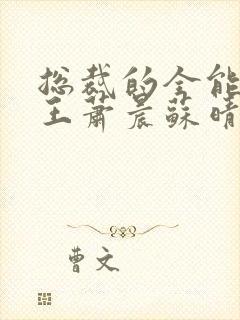 总裁的全能型兵王萧晨苏晴封面