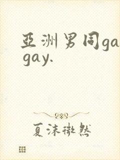 亚洲男同gay gay.