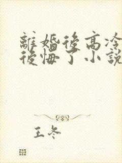 离婚后高冷总裁后悔了小说