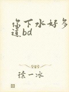 你下水好多下水道bd