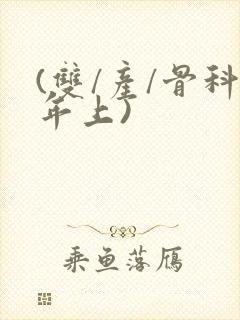 (双/产/骨科年上)