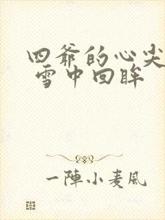 四爷的心尖宠妃 雪中回眸