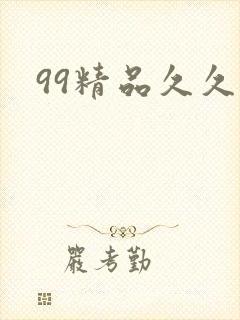 99精品久久久