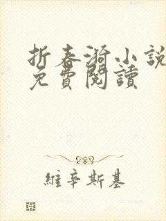 折春漪小说全文免费阅读