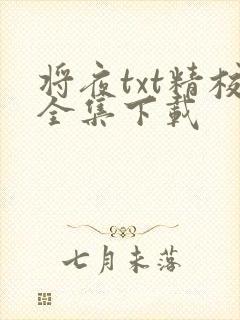 将夜txt精校全集下载封面