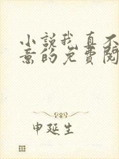 小说我真不是故意的免费阅读全本