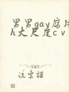 男男gay腐片h大尺度cⅴ