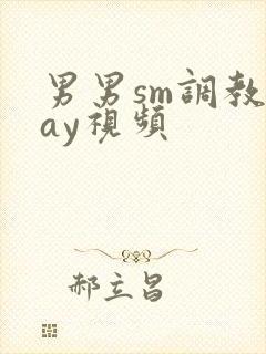 男男sm调教gay视频封面