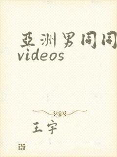 亚洲男同同性恋videos