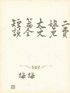 短篇大姐二姐小说全文免费阅读封面