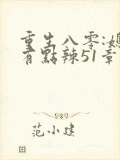 重生八零:媳妇有点辣51章