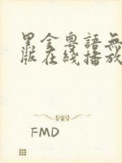 黑金粤语无删减版在线播放第一季封面