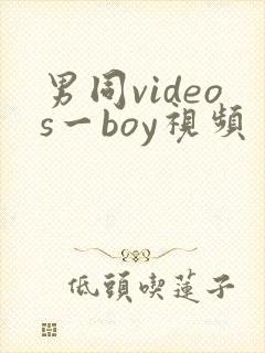 男同videos一boy视频