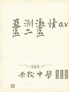 亚洲激情av一区二区