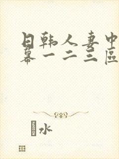 日韩人妻中文字幕一二三区