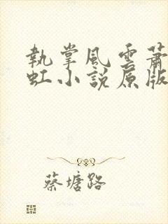 执掌风云萧峥陈虹小说原版