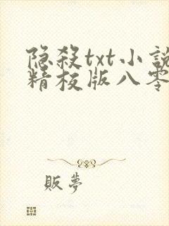 隐杀txt小说精校版八零电子书