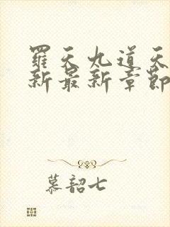 罗天九道天书更新最新章节