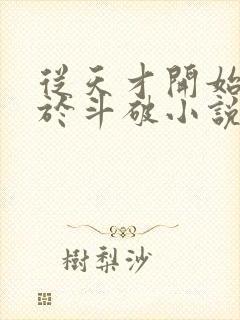 从天才开始无敌于斗破小说免费看封面