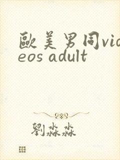 欧美男同videos adult