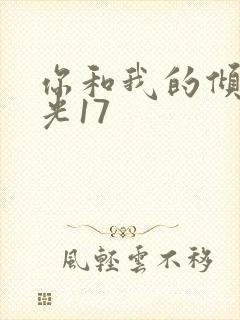 你和我的倾城时光17
