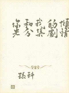 你和我的倾城时光分集剧情