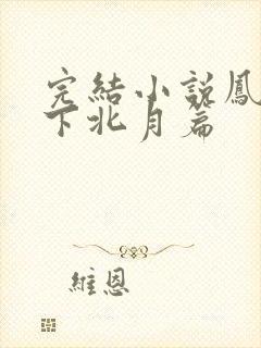 完结小说凤逆天下北月篇