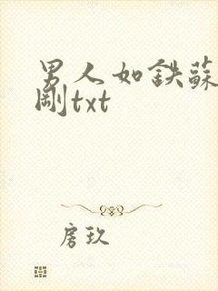 男人如铁苏柔赵刚txt封面