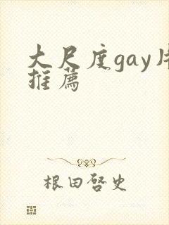 大尺度gay片推荐