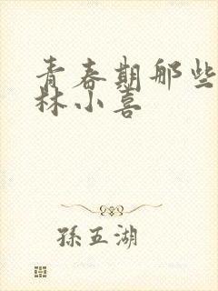 青春期那些欲望林小喜封面