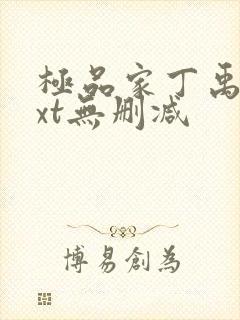 极品家丁禹岩txt无删减封面