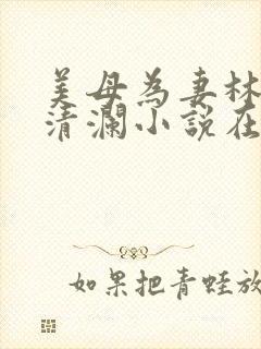 美母为妻林渊池清澜小说在线阅读封面