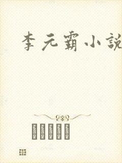 李元霸小说封面